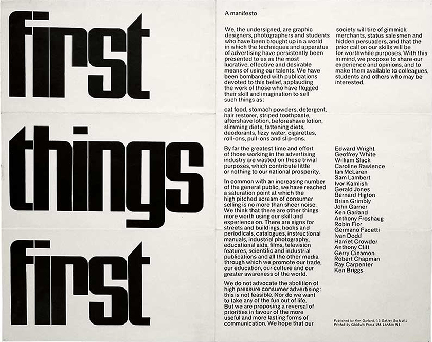 AND - First things First 2000 - Ken Garland